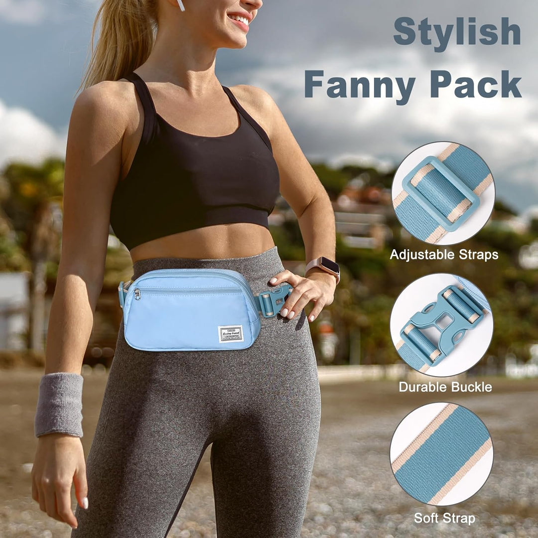 Lightweight Mini Crossbody Waist Bag with Adjustable Strap – Unisex Everyday Pack (1+1 FREE)