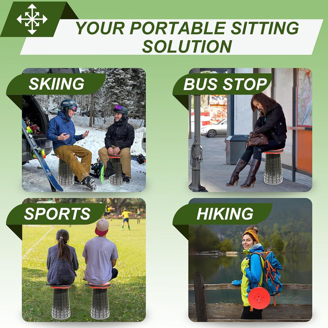 Collapsible Stool with Cushion – SitMax