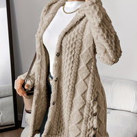 Soft Long Women's Cardigan with Hood – Marit