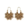 Golden/Silver Lotus Mandala Earrings - Isolde