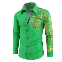 Men's shirt with golden details – Darius