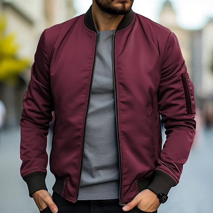 Men's bomber jacket with arm pocket – Jaron autumn edition