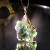 Fine Natural Moldavite Necklace - Lyra