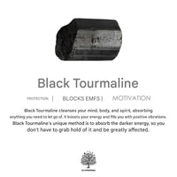 8mm Black Tourmaline Tungsten Carbide Ring - Ares-54mm-State of Style