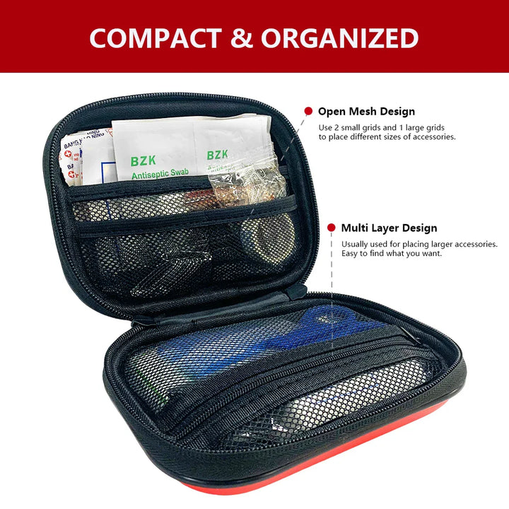 91-Piece First Aid Kit - SafeKit Pro-Red-State of Style
