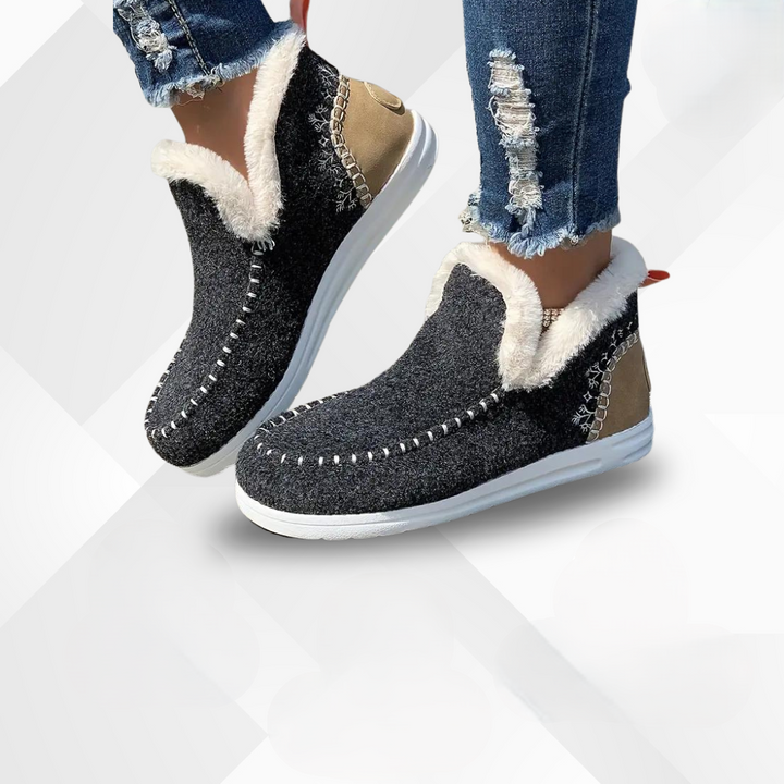 Ladies' comfort shoes with plush lining – Valeria