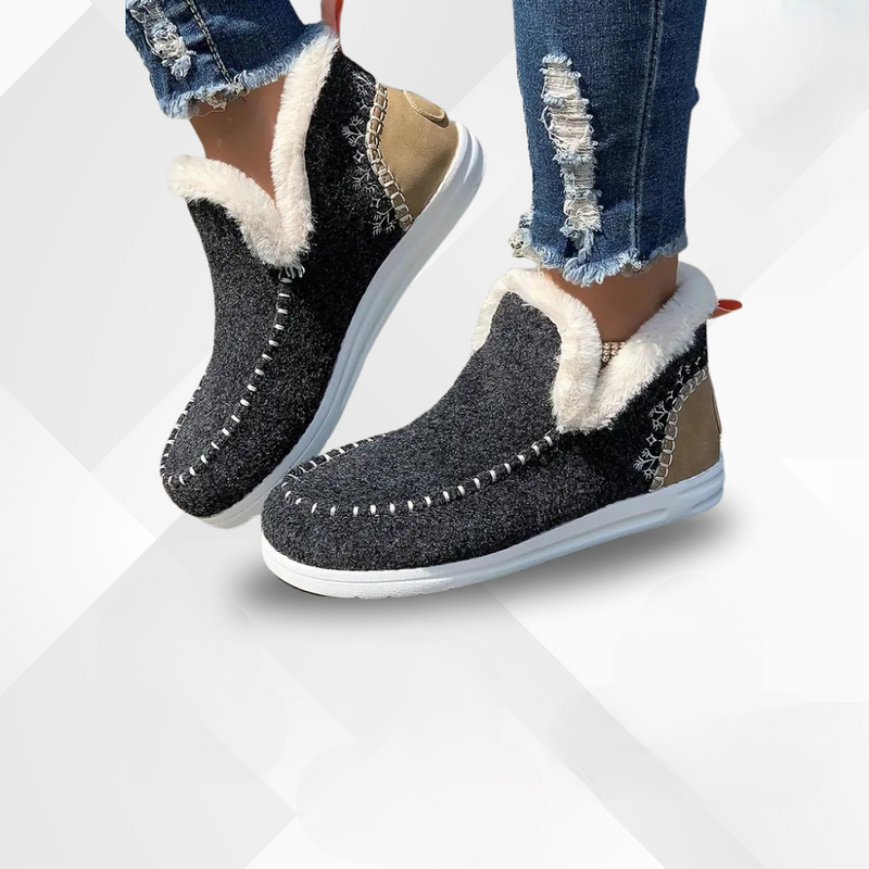 Ladies' comfort shoes with plush lining – Valeria