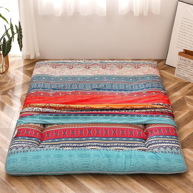 Foldable Japanese Futon Floor Mattress with Memory Foam Support – Arivon