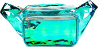 Holographic Bum Bag with Adjustable Strap – Unisex Waist & Festival Pack (1+1 FREE)