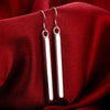 Elegant Line Earrings | Sterling Silver