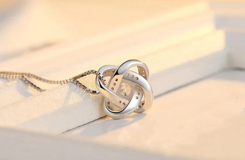 925 Silver Four-Leaf Necklace-State of Style