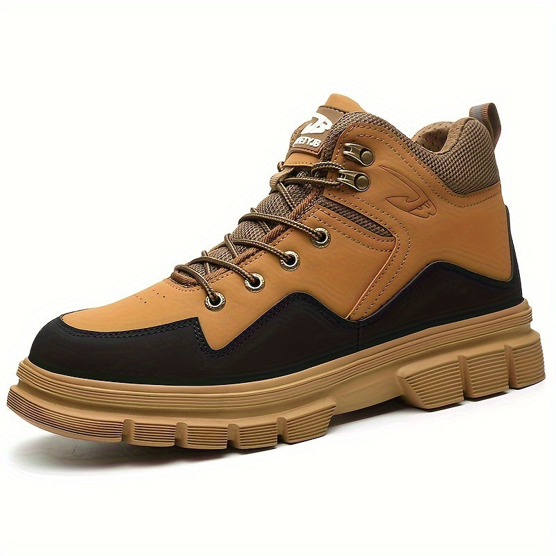 Men's safety shoes mid-cut with reinforced toe cap & sole – Auron