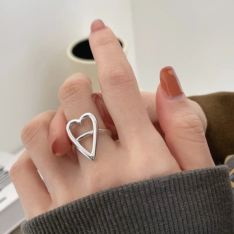 Wide Heart Elegance Ring | Women's Jewellery