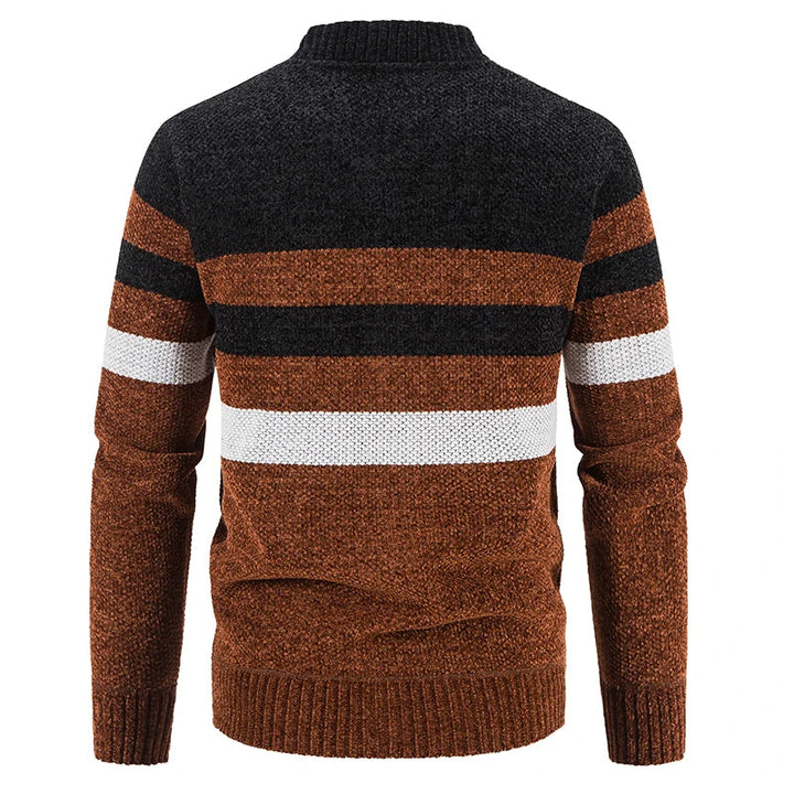 Men's Striped Autumn Cardigan – Tobias