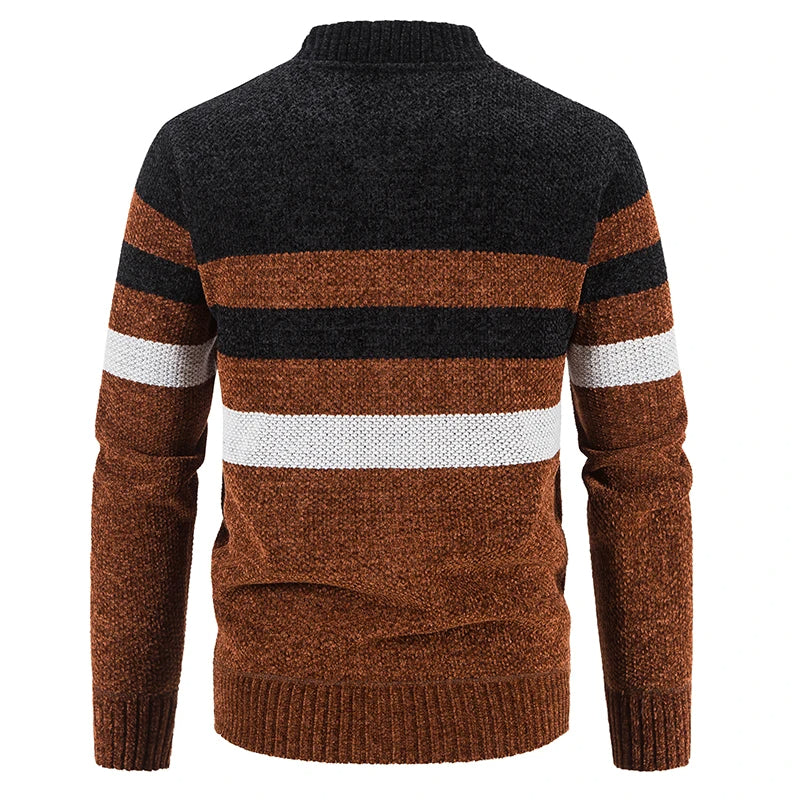 Men's Striped Autumn Cardigan – Tobias