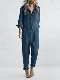 Casual Jumpsuit – Liv | 100% Cotton, With Handy Pockets
