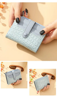 Elegant Leather Clutch Money Clip Wallet