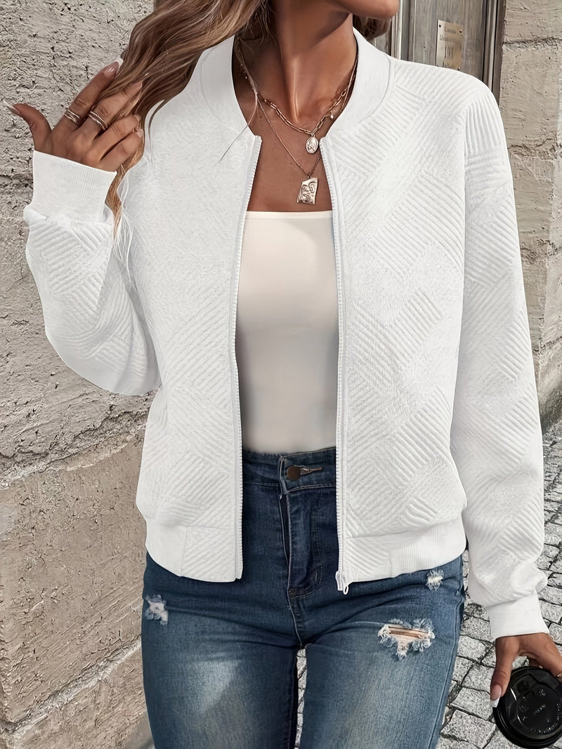 Stylish Women's Zip-Up Jacket – Rivka