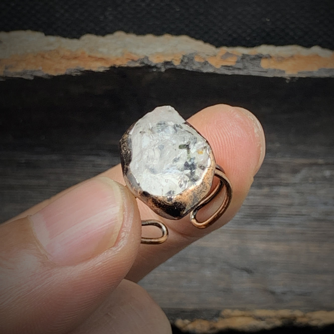 Natural Raw Birthstone Ring - Selina