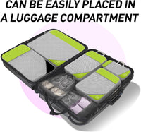 9pcs Expandable Compression Packing Cubes Set – Travel Organiser Bags