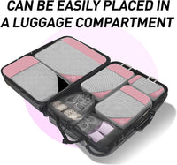 9pcs Expandable Compression Packing Cubes Set – Travel Organiser Bags