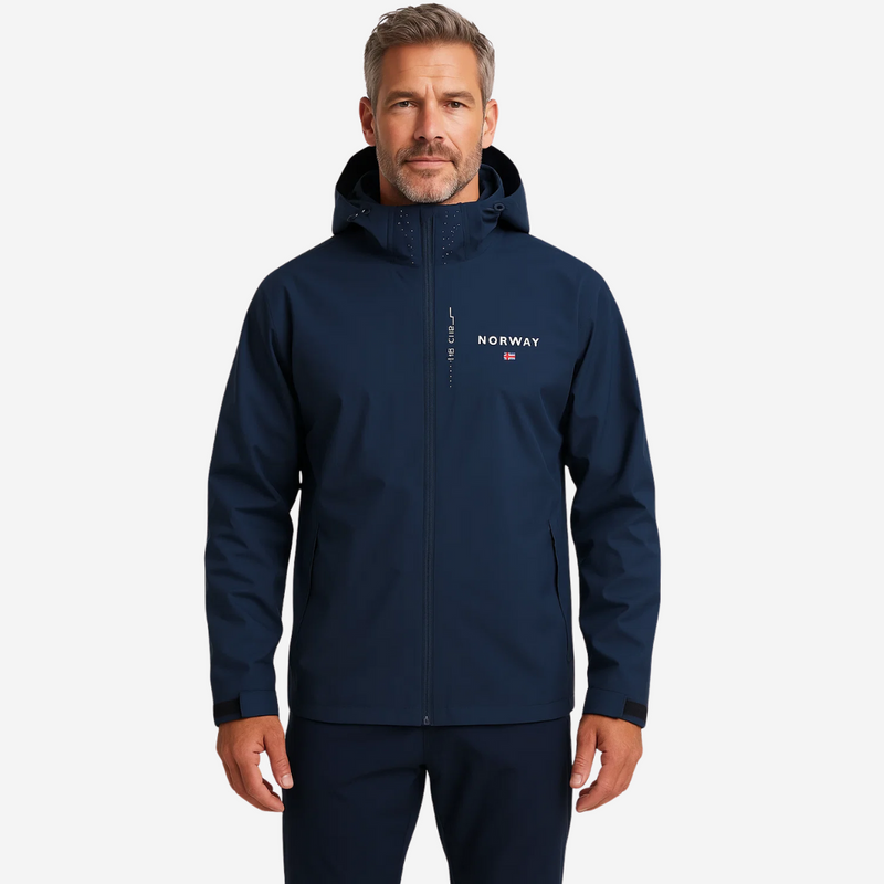 Men's outdoor jacket lightweight & breathable with removable hood – Elian