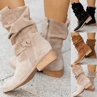 Trendy women's autumn high heel boots - Elif