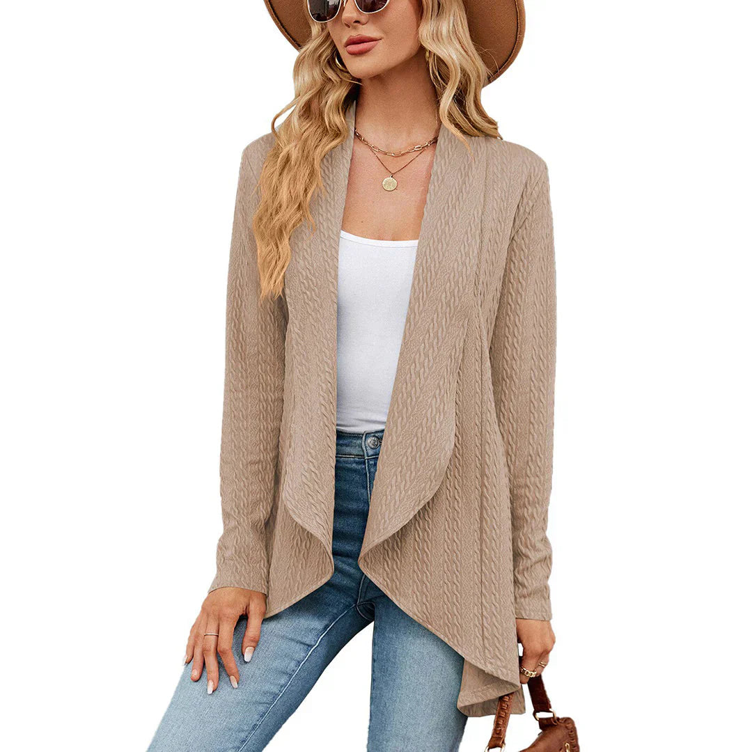 Knitted Ladies Cardigan with Open Fit – Aurora