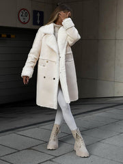 Double-Lined Leather Jacket With Hood | Warm & Stylish Women's Coat