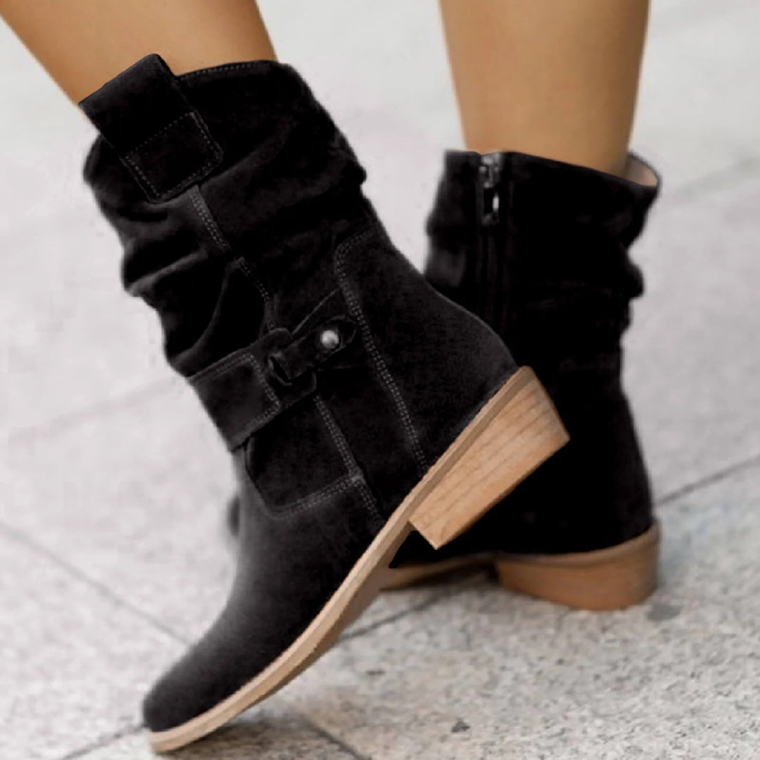 Trendy women's autumn high heel boots - Elif