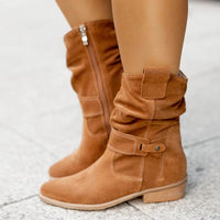 Trendy women's autumn high heel boots - Elif