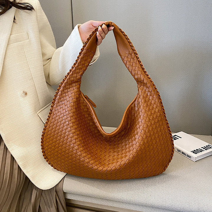 Woven Shoulder Bag - Camille