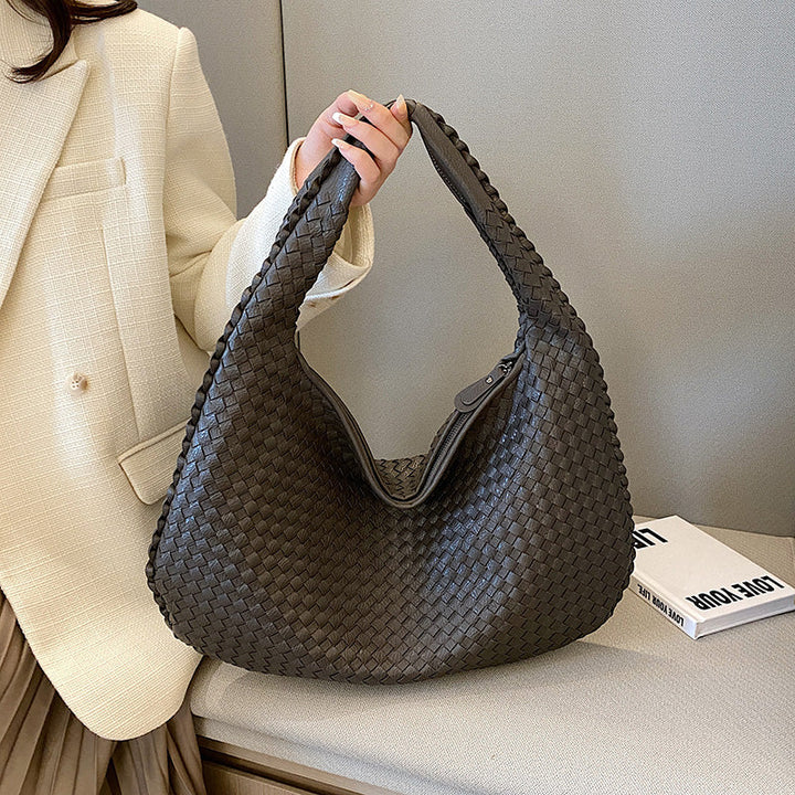 Woven Shoulder Bag - Camille