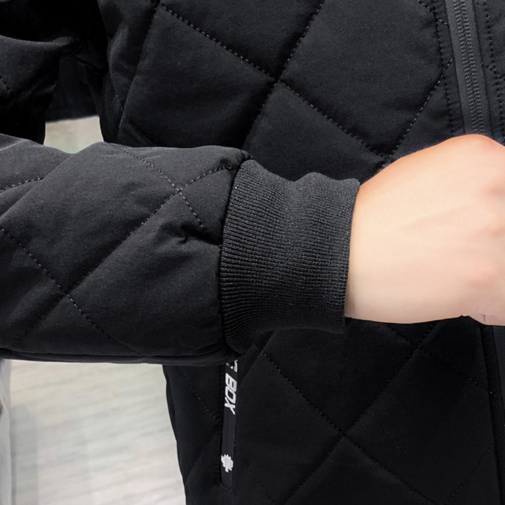 Quilted Men's Jacket with Hood – Dario