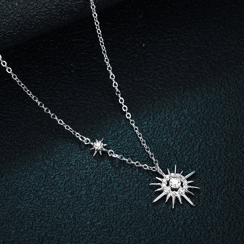 Hexagram Pendant Necklace | Elegant Sterling Silver Jewellery