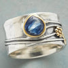 Vintage Ring with Blue Gemstone - Esmé