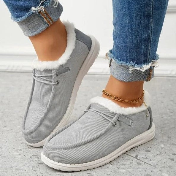 Ladies' Slip-On Winter Shoes with Plush Lining – Maren