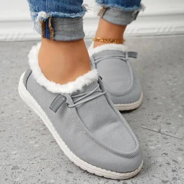 Ladies' Slip-On Winter Shoes with Plush Lining – Maren