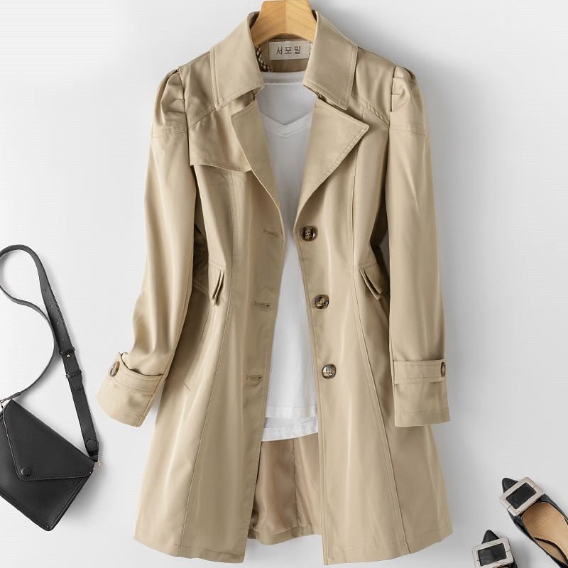 Trendy Women's Trench Coat – Carenza