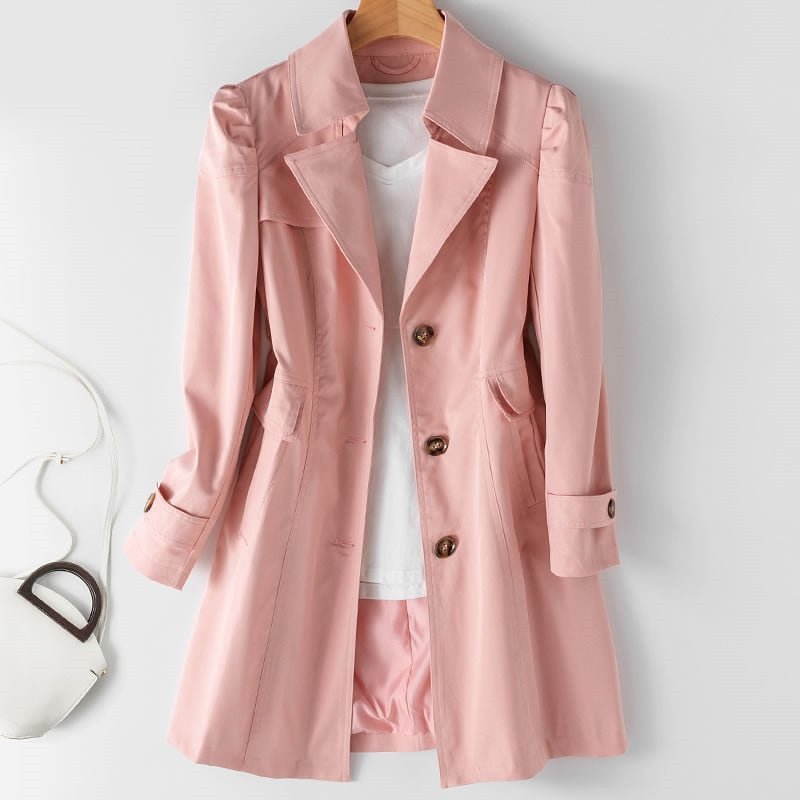 Trendy Women's Trench Coat – Carenza