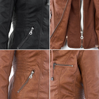 Double-Lined Leather Jacket With Hood | Warm & Stylish Women's Coat