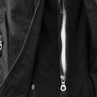 Double-Lined Leather Jacket With Hood | Warm & Stylish Women's Coat