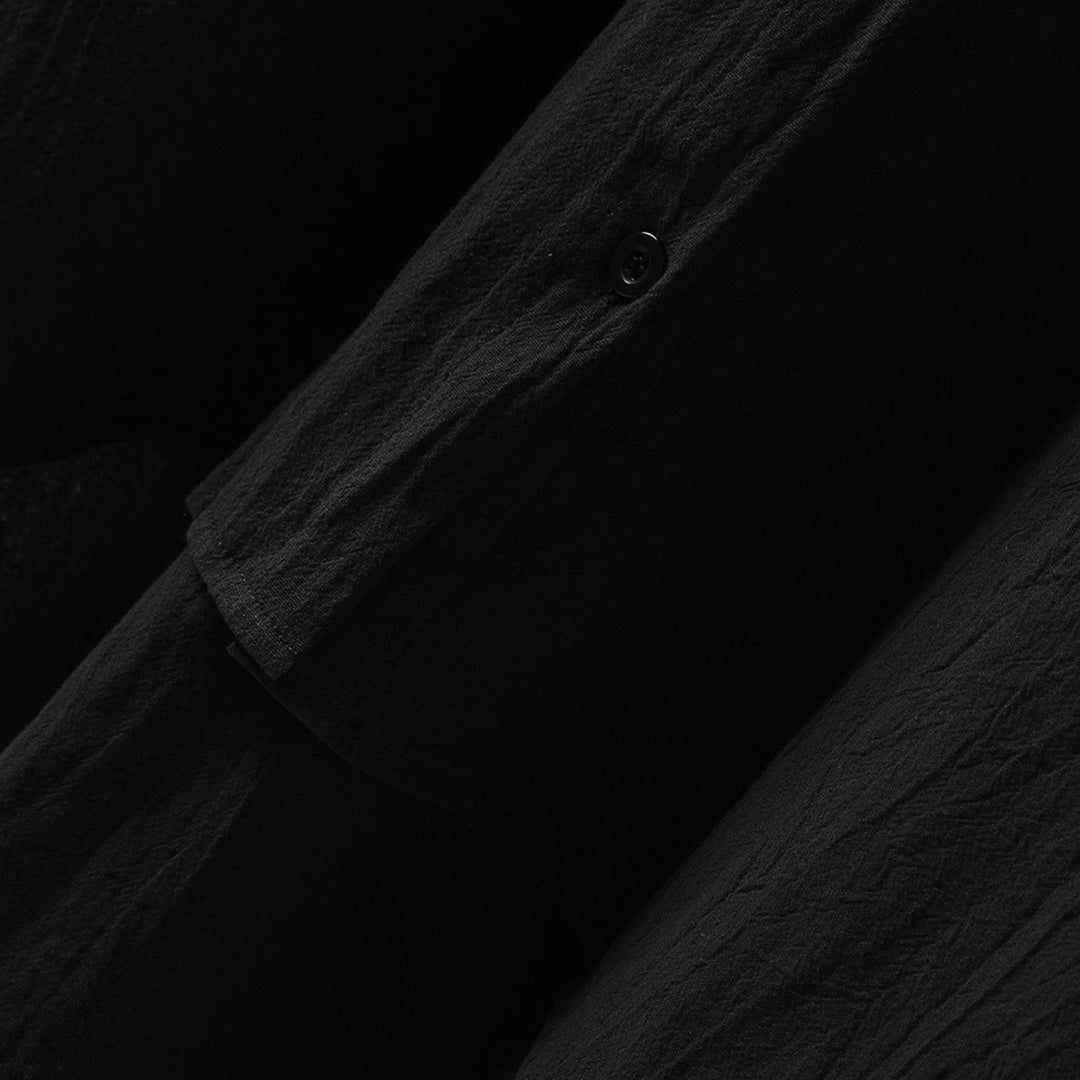 Lightweight Ladies' Blouse with Long Sleeves and Front Pockets – Selene