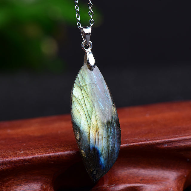 Natural Energy Stone Pendant Necklace