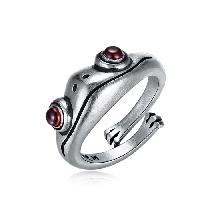 Sterling Silver Frog Toe Ring | Animal Design | 925 Jewellery