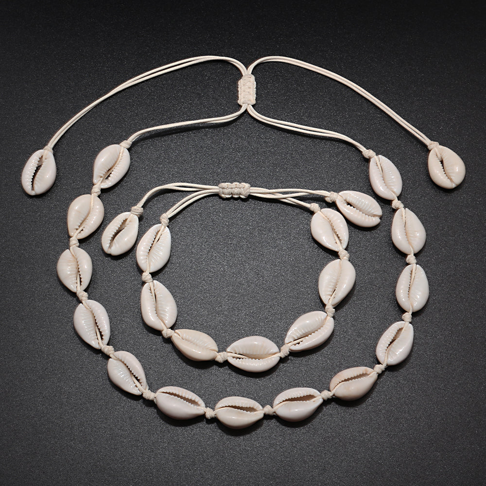 Shell Band | Shell Necklace & Bracelet