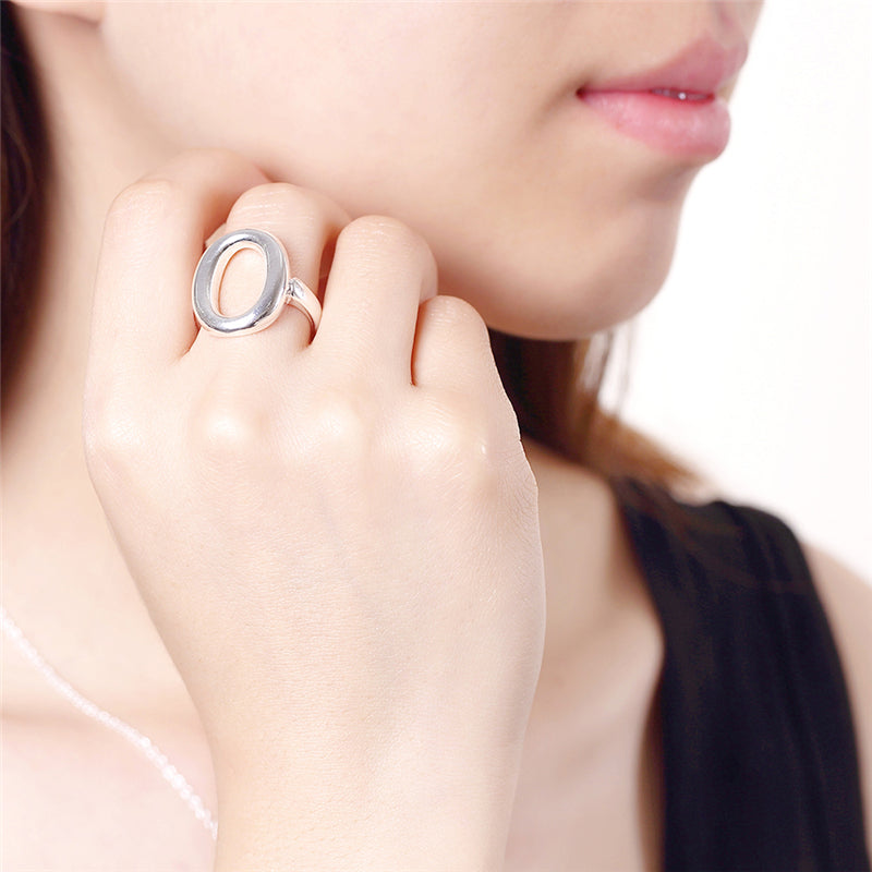 Adjustable Circle Ring | Open Design | Elegant Women's Jewellery