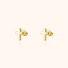 Subtle Cross Earrings - Lena