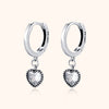 Celina Crystal Heart Earrings