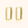 Rectangular Clip Earrings - Isabelle